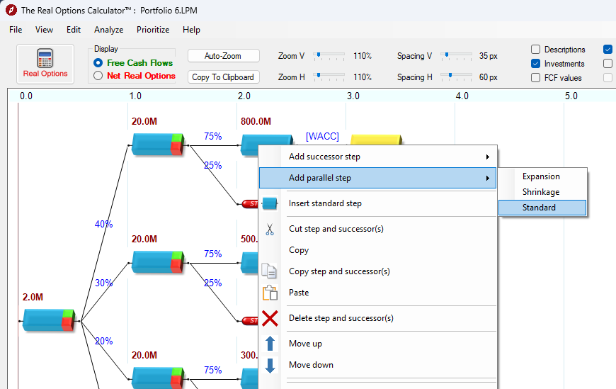 Parallel nodes screenshot